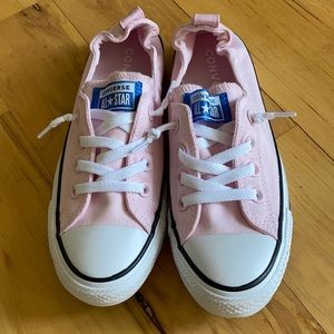 Pink Converse Shoes (Women’s Size 8)